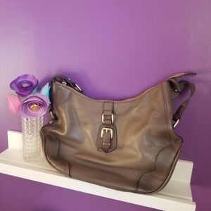 Danier Light Brown Leather Satchel Purse